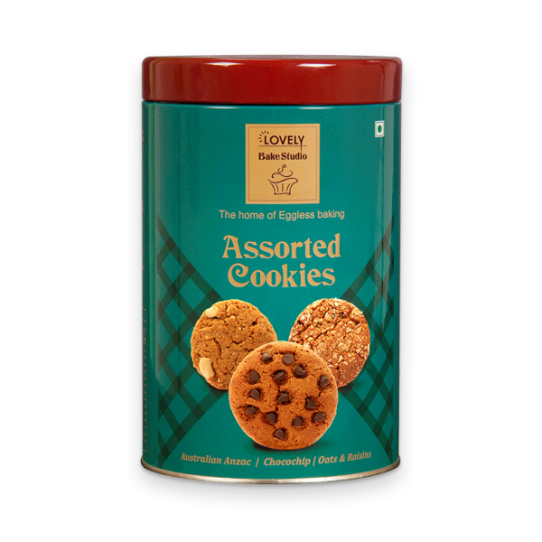 Assorted Cookies (Australian Anzac, Chocochip, Oats & Raisins) 250g